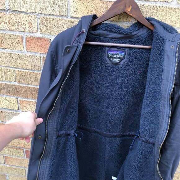 Patagonia Insulated Prarie Dawn Parka Fleece Lined Coat Medium - Picture 3 of 9